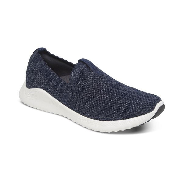 Aetrex Women's Angie Arch Support Sneakers Navy Shoes UK 4229-405